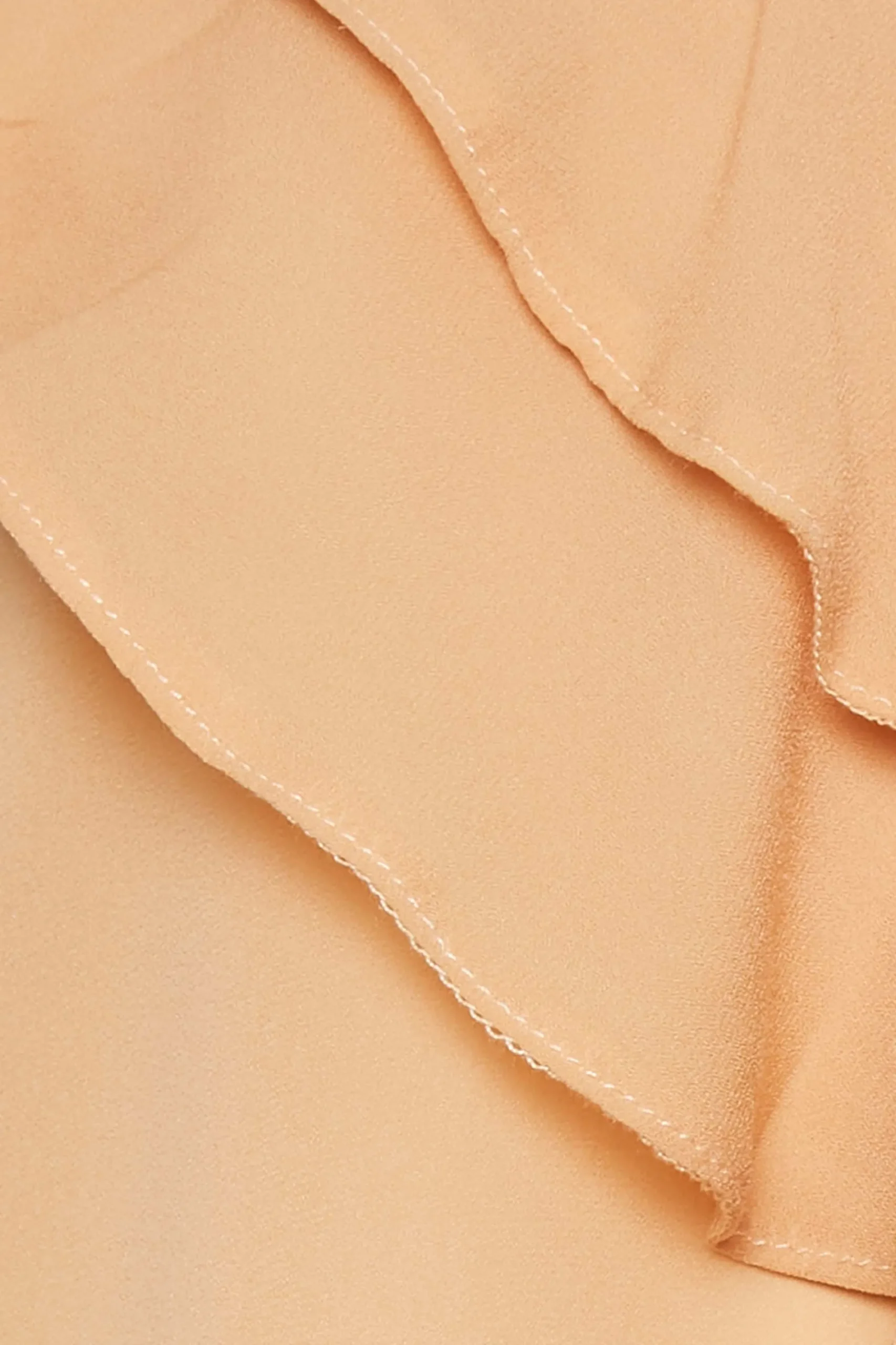 M&Co Womens Orange Frill Front Blouse>Women Short Sleeve Tops