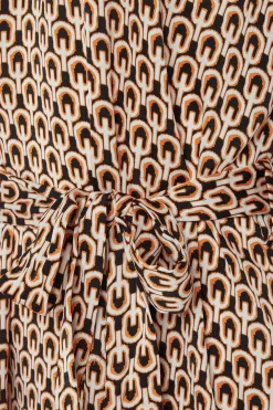 M&Co Womens Orange Geometric Print Tunic Dress><noscript><img width=