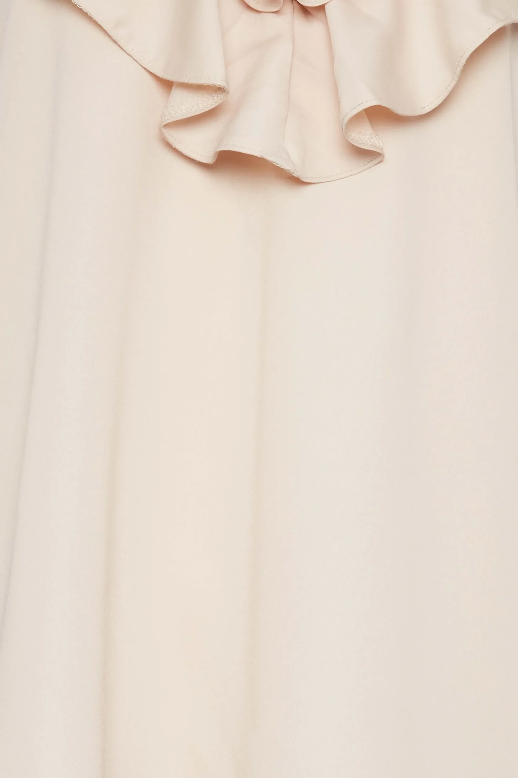 M&Co Womens Pale Pink Frill Front Blouse>Women Short Sleeve Tops