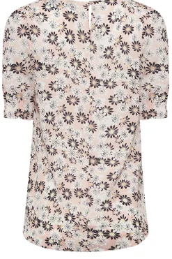 M&Co Womens Pink Daisy Print Blouse><noscript><img width=