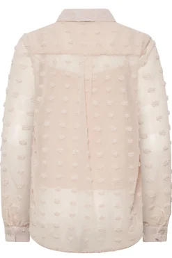 M&Co Womens Pink Dobby Spot Shirt><noscript><img width=