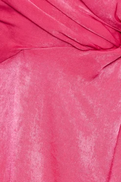 M&Co Womens Pink Satin Wrap Dress><noscript><img width=