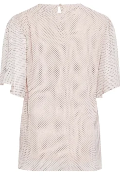 M&Co Womens Pink Spot Print Blouse><noscript><img width=