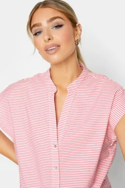 M&Co Womens Pink Stripe Print Shirt><noscript><img width=