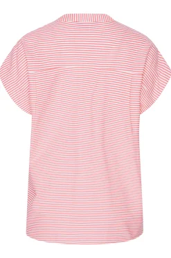 M&Co Womens Pink Stripe Print Shirt><noscript><img width=