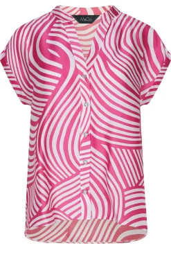 M&Co Womens Pink Swirl Print Shirt><noscript><img width=
