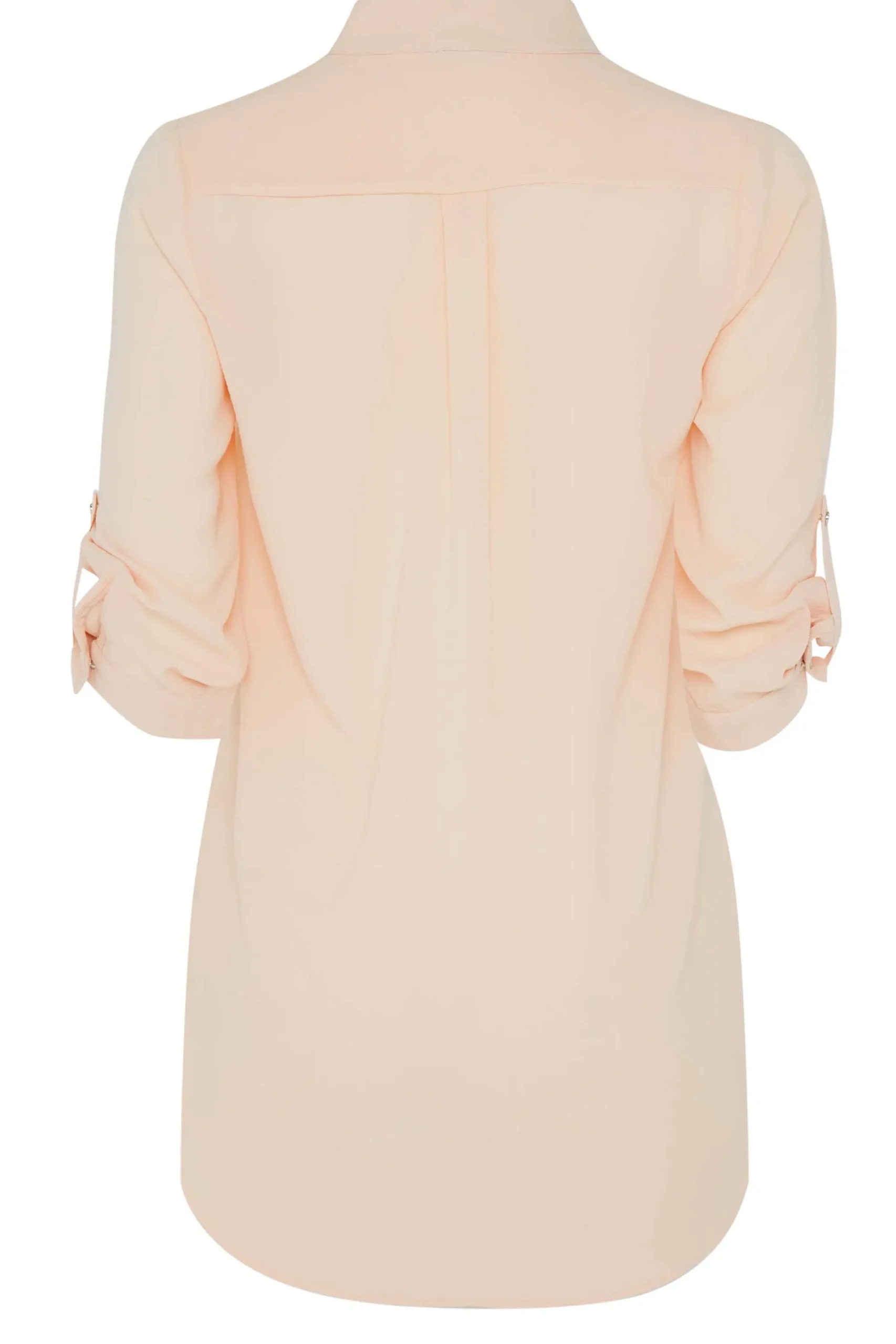 M&Co Womens Pink Tab Sleeve Blouse>Women Shirts