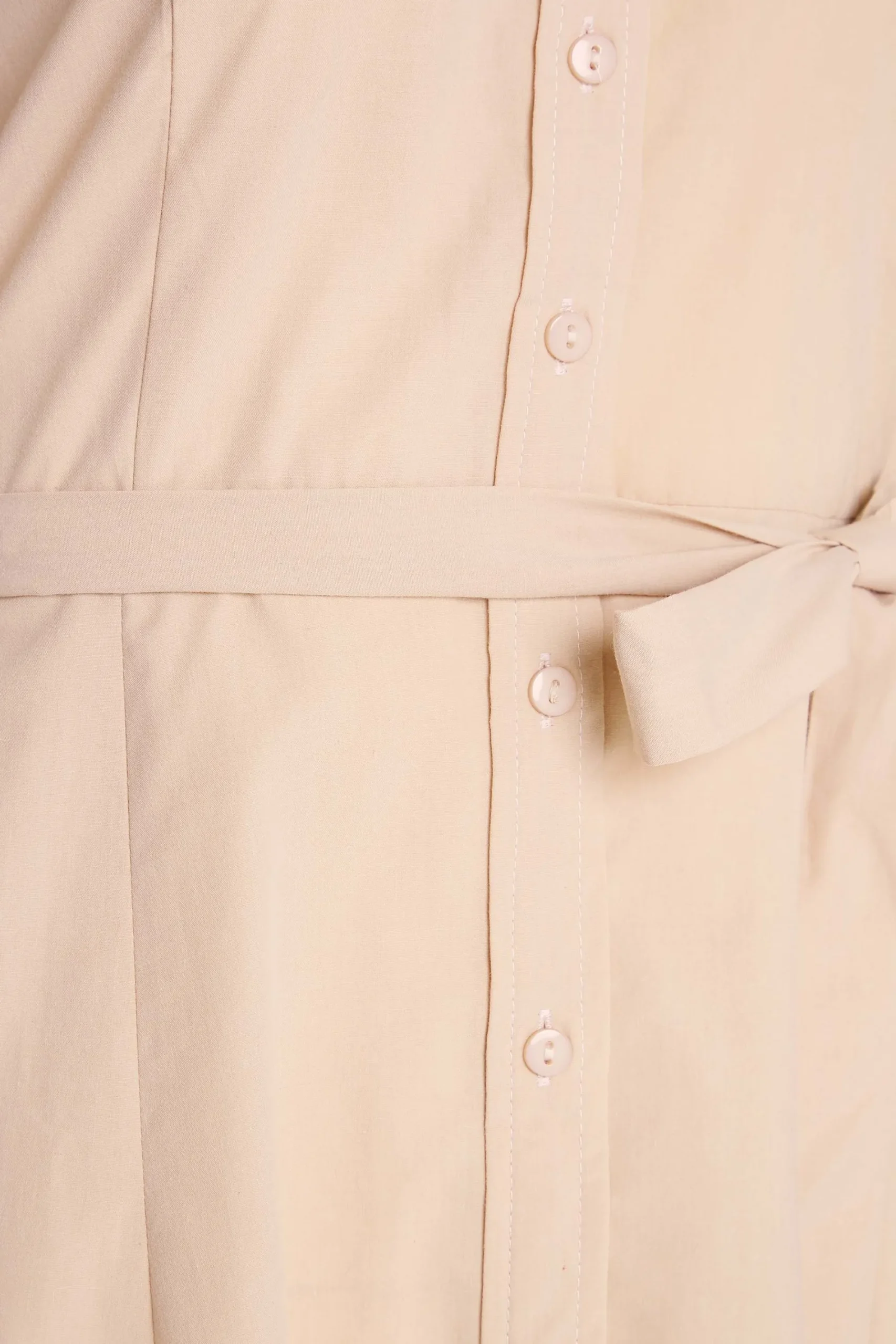 M&Co Womens Pink Tie Waist Shirt Dress>Women Shirt Dresses