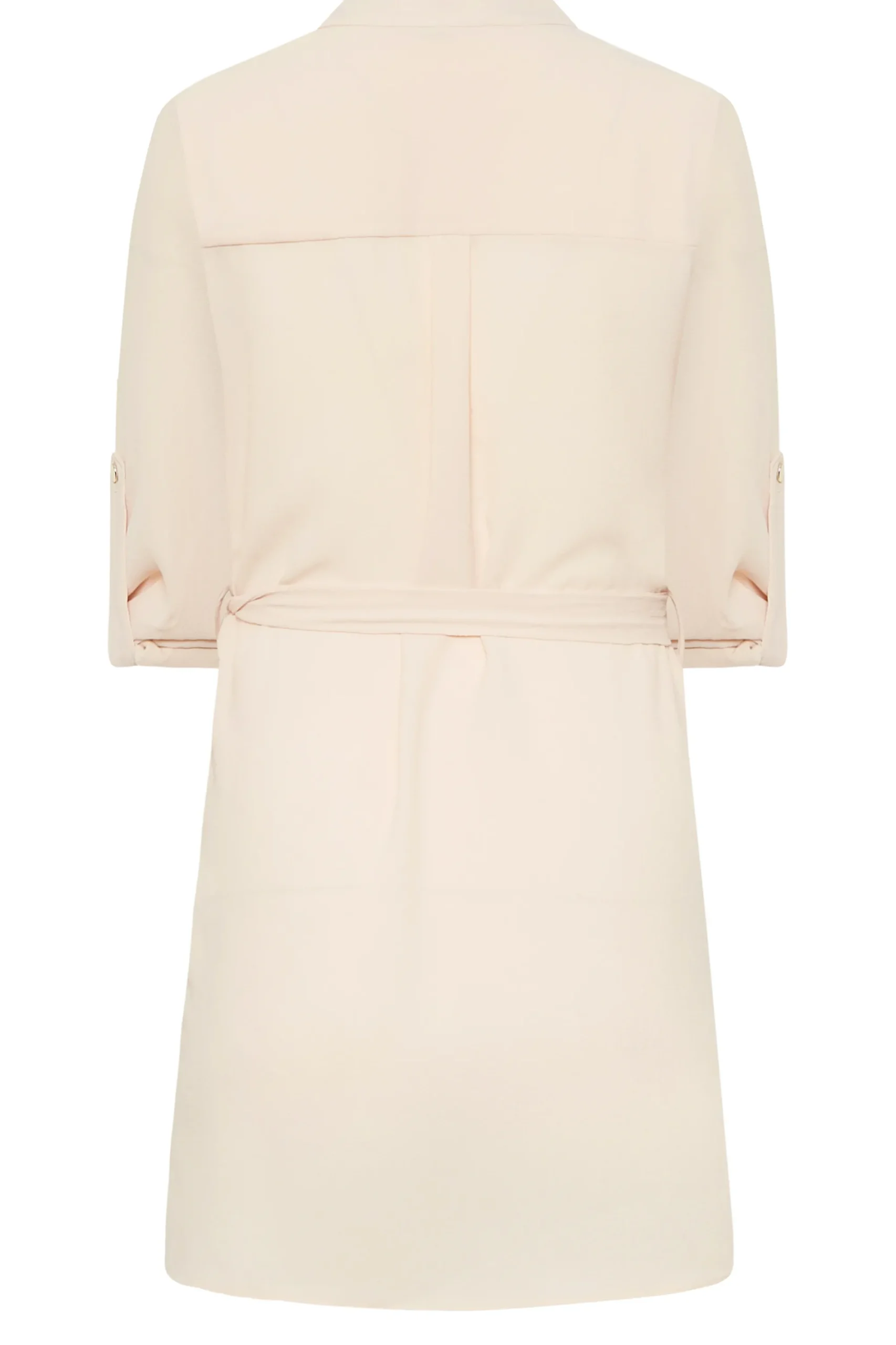 M&Co Womens Pink Tie Waist Blouse>Women Shirts