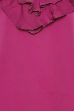 M&Co Womens Purple Frill Front Blouse><noscript><img width=
