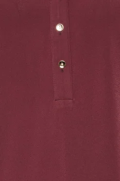M&Co Womens Purple Half Placket Blouse><noscript><img width=