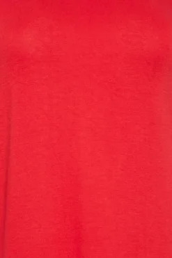 M&Co Womens Red Balloon Sleeve Top><noscript><img width=