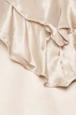 M&Co Womens Rose Gold Frill Front Blouse><noscript><img width=