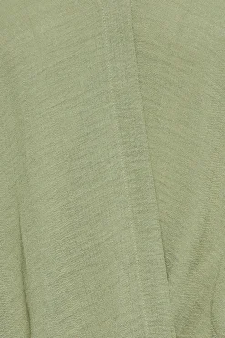 M&Co Womens Sage Green V-Neck Wrap Blouse><noscript><img width=