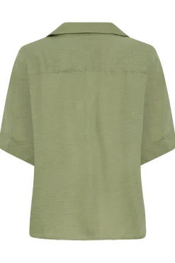 M&Co Womens Sage Green V-Neck Wrap Blouse><noscript><img width=
