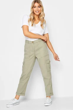 M&Co Womens Sage Green Cargo Trousers><noscript><img width=