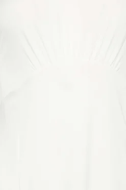 M&Co Womens White Angel Sleeve Split Hem Midi Dress><noscript><img width=