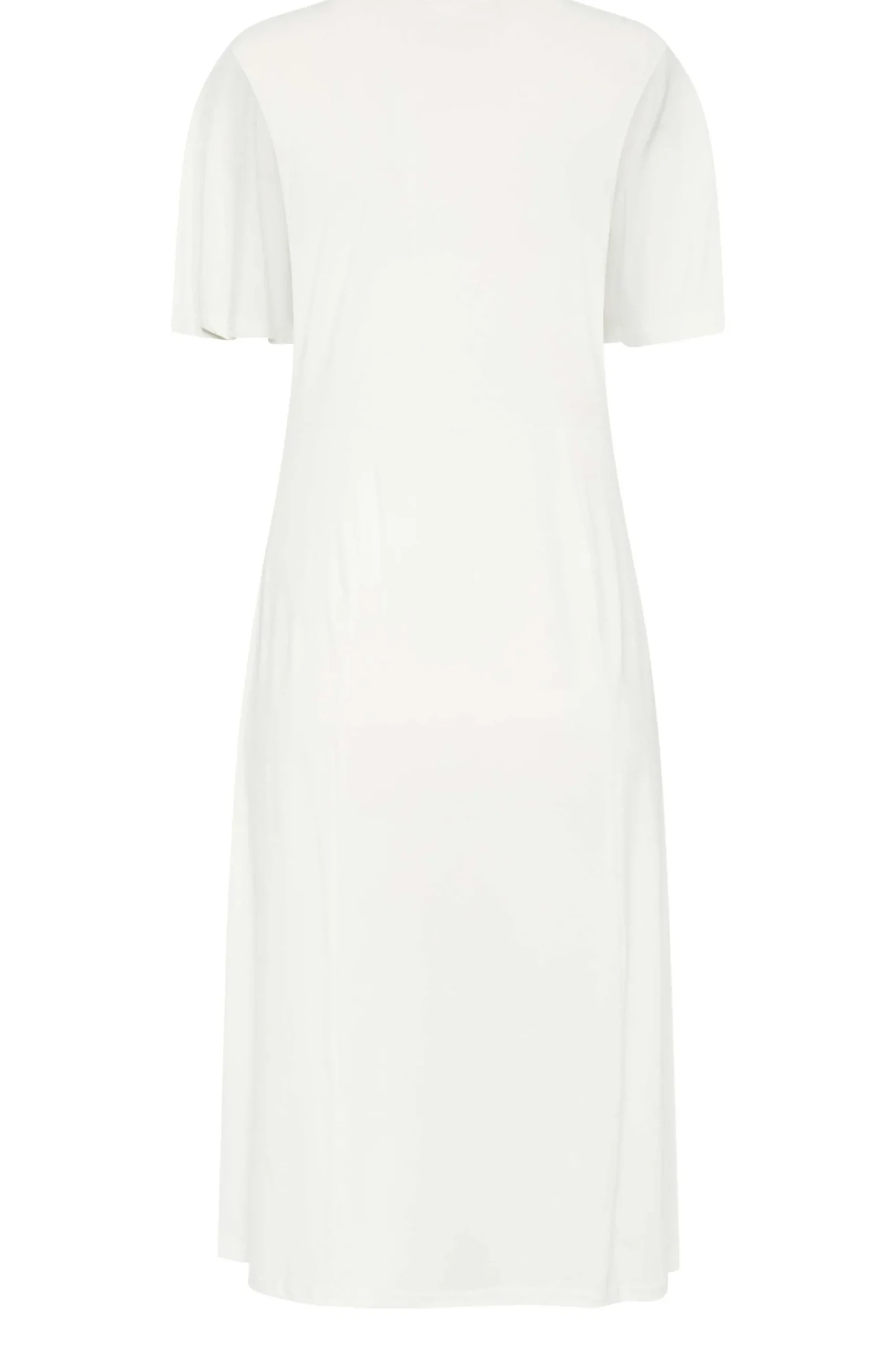 M&Co Womens White Angel Sleeve Split Hem Midi Dress>Women Midi Dresses