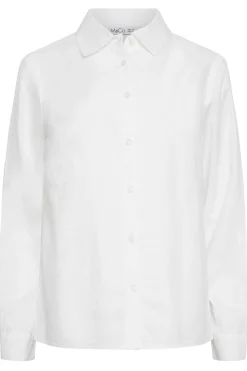 M&Co Womens White Fitted Poplin Shirt><noscript><img width=