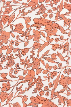 M&Co Womens White Floral Print High Neck Blouse><noscript><img width=