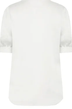 M&Co Womens White Frill Front Blouse><noscript><img width=