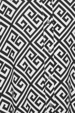 M&Co Womens White Geometric Print Shirt><noscript><img width=