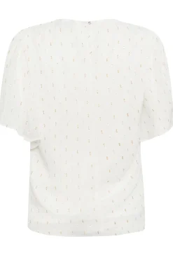 M&Co Womens White Glitter Detail Blouse><noscript><img width=