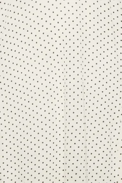 M&Co Womens White Polka Dot Print Angel Sleeve Split Hem Midi Dress><noscript><img width=