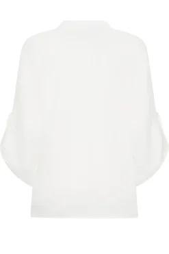 M&Co Womens White Statement Button Tab Sleeve Shirt><noscript><img width=