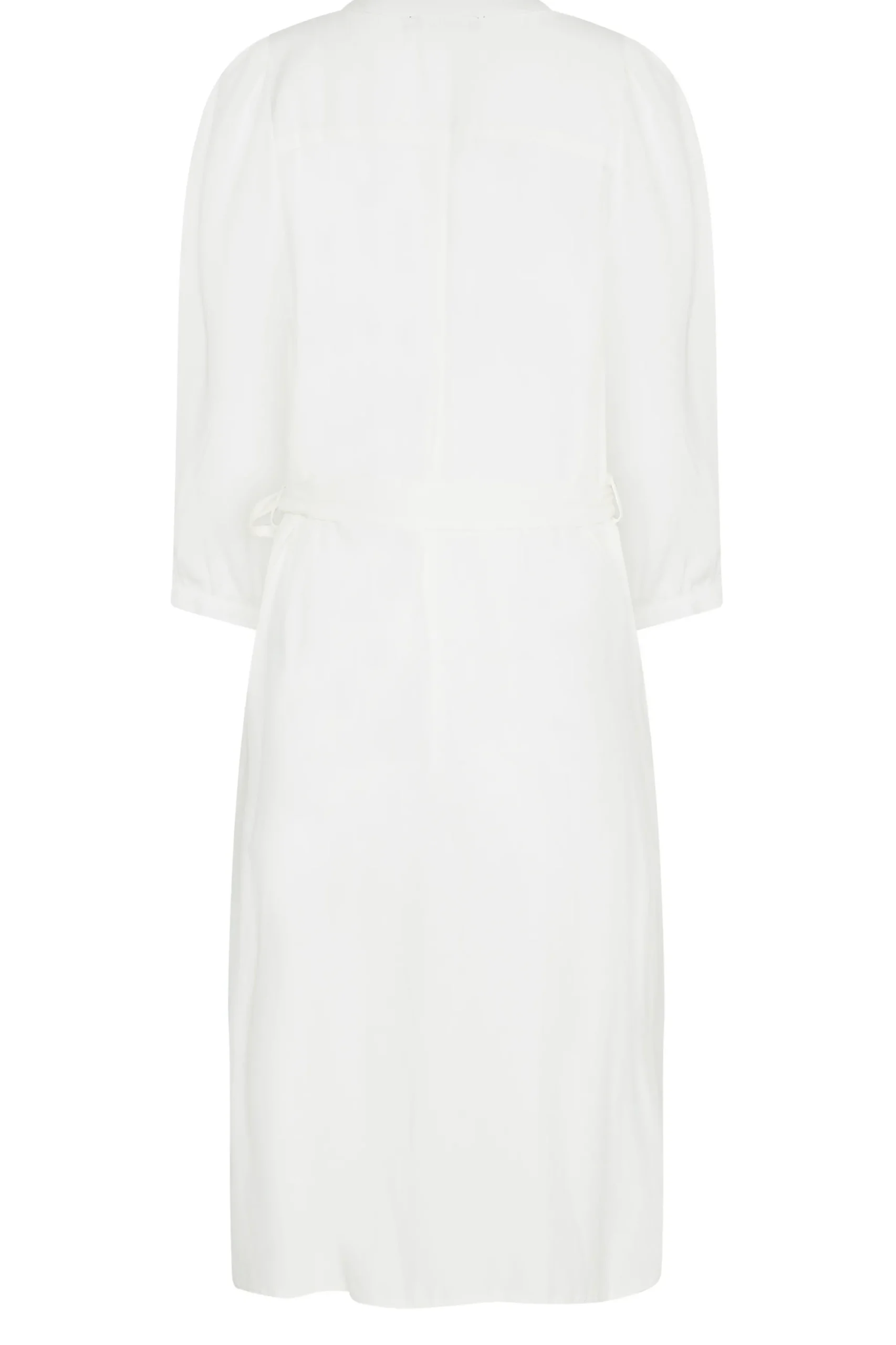 M&Co Womens White Tie Waist Tunic Dress>Women Shirt Dresses