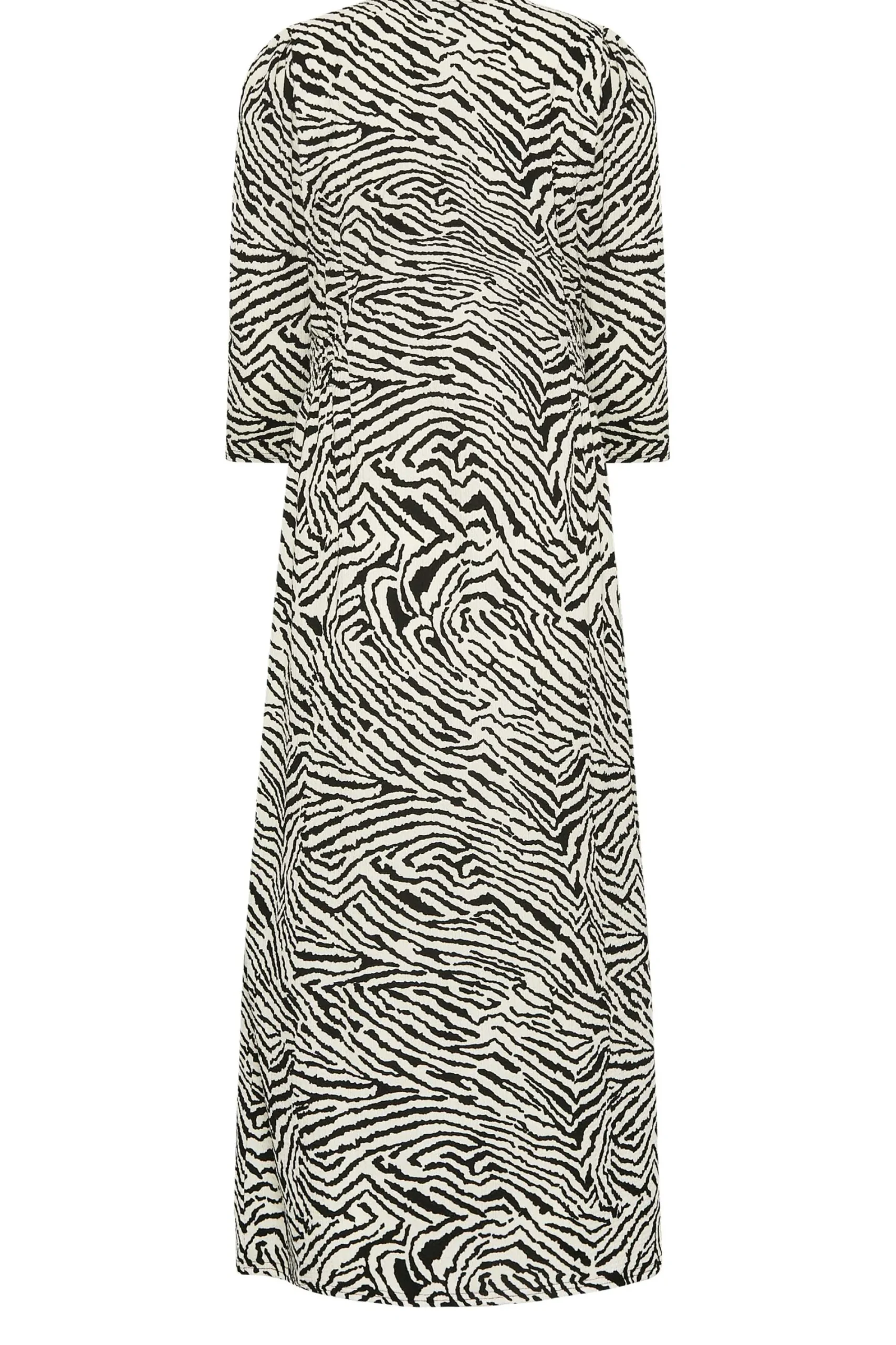 M&Co Womens White Zebra Print Button Through Midaxi Dress>Women Wedding Guest Dresses