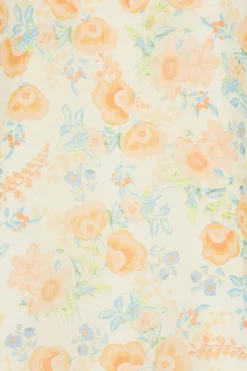 M&Co Womens Yellow Floral Print Blouse><noscript><img width=