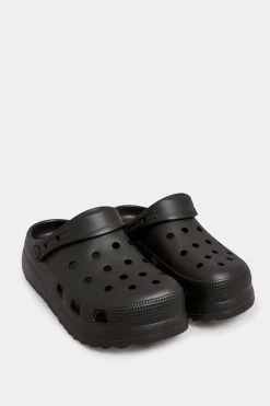 M&Co Pixiegirl Pixiegirl Black Platform Clog Sandal In Standard Fit><noscript><img width=