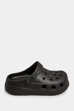 M&Co Pixiegirl Pixiegirl Black Platform Clog Sandal In Standard Fit><noscript><img width=