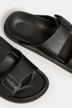 M&Co Pixiegirl Pixiegirl Black Two Buckle Sandals In Standard Fit><noscript><img width=