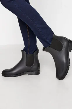 M&Co Pixiegirl Pixiegirl Black Chelsea Wellies In Standard Fit>Women Boots