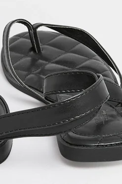 M&Co Pixiegirl Pixiegirl Black Ankle Strap Flat Sandals In Standard Fit><noscript><img width=