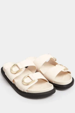 M&Co Pixiegirl Pixiegirl Cream Buckle Strap Sandals In Standard D Fit>Women Sandals