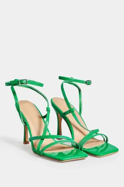M&Co Pixiegirl Pixiegirl Green Strappy Heels Standard Fit>Women Heels