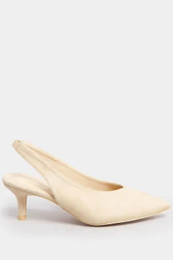 M&Co Pixiegirl Pixiegirl Nude Slingback Kitten Heel Court Shoes In Standard Fit><noscript><img width=