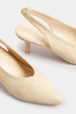 M&Co Pixiegirl Pixiegirl Nude Slingback Kitten Heel Court Shoes In Standard Fit><noscript><img width=