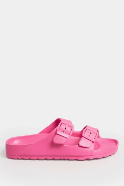 M&Co Pixiegirl Pixiegirl Pink Two Strap Sliders In Standard Fit><noscript><img width=