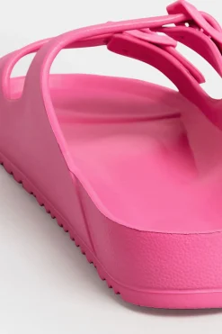 M&Co Pixiegirl Pixiegirl Pink Two Strap Sliders In Standard Fit><noscript><img width=