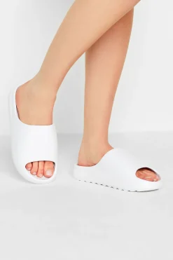 M&Co Pixiegirl Pixiegirl White Sliders In Standard Fit>Women Flat Shoes