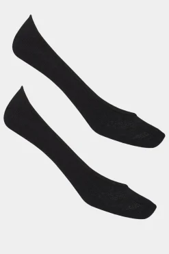 M&Co Yours Yours 2 Pack Black Footsie Socks>Women Socks