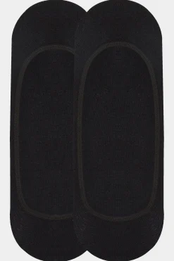 M&Co Yours Yours 2 Pack Black Footsie Socks><noscript><img width=