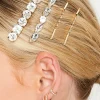 M&Co Yours Yours 4 Pack Gold Crystal Hairslide Set>Women Hair Accessories