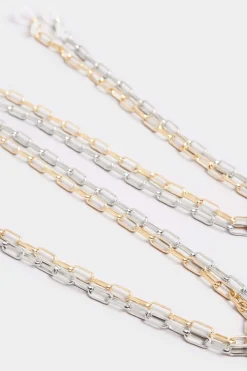 M&Co Yours Yours 2 Pack Silver & Gold Sunglasses Chain Set><noscript><img width=