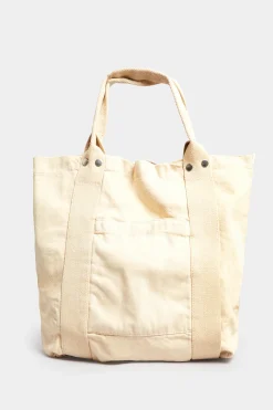 M&Co Yours Yours Beige Brown Canvas Tote Bag><noscript><img width=