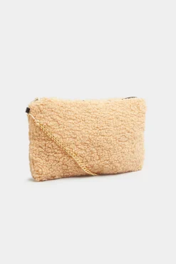 M&Co Yours Yours Beige Brown Shearling Teddy Bag><noscript><img width=